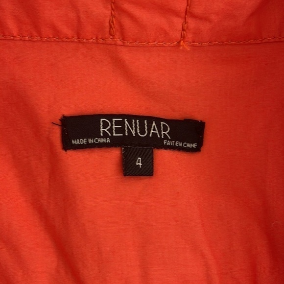 Renuar Salmon Orange Lightweight Jacket size 4 - Picture 8 of 10